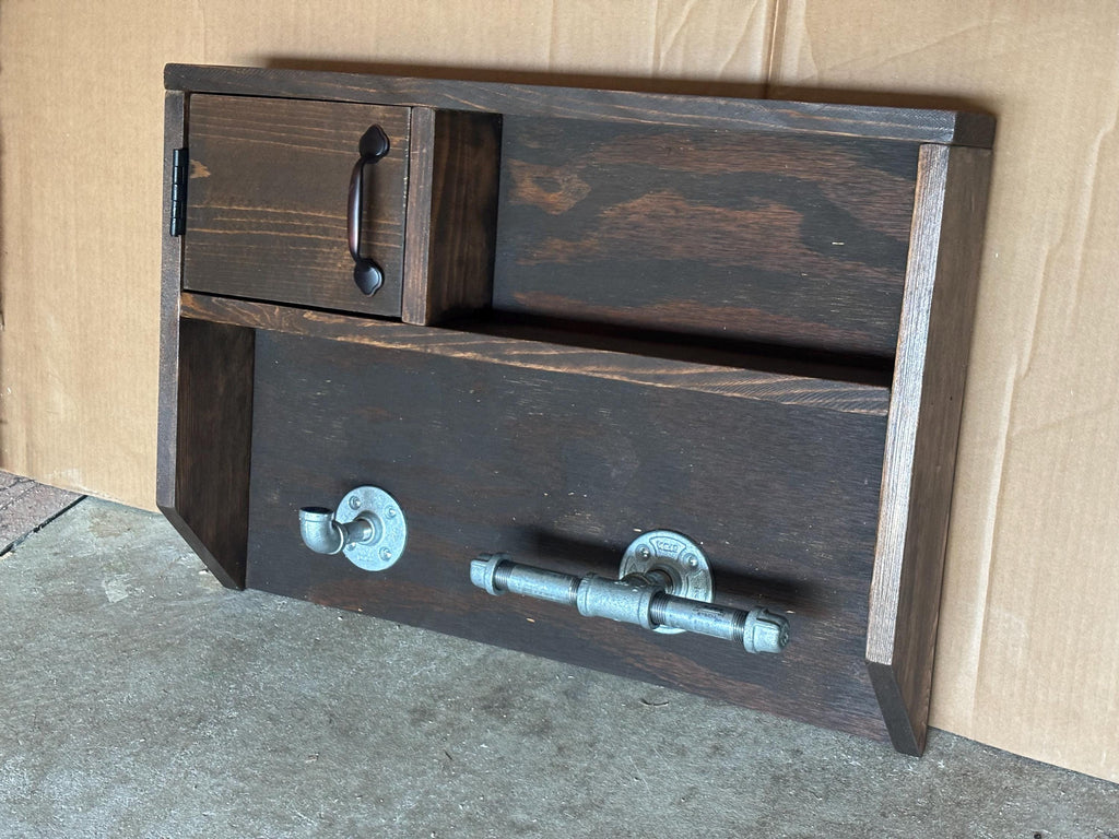 Personalized Police Gear Rack: Engraved Wooden Duty Organizer