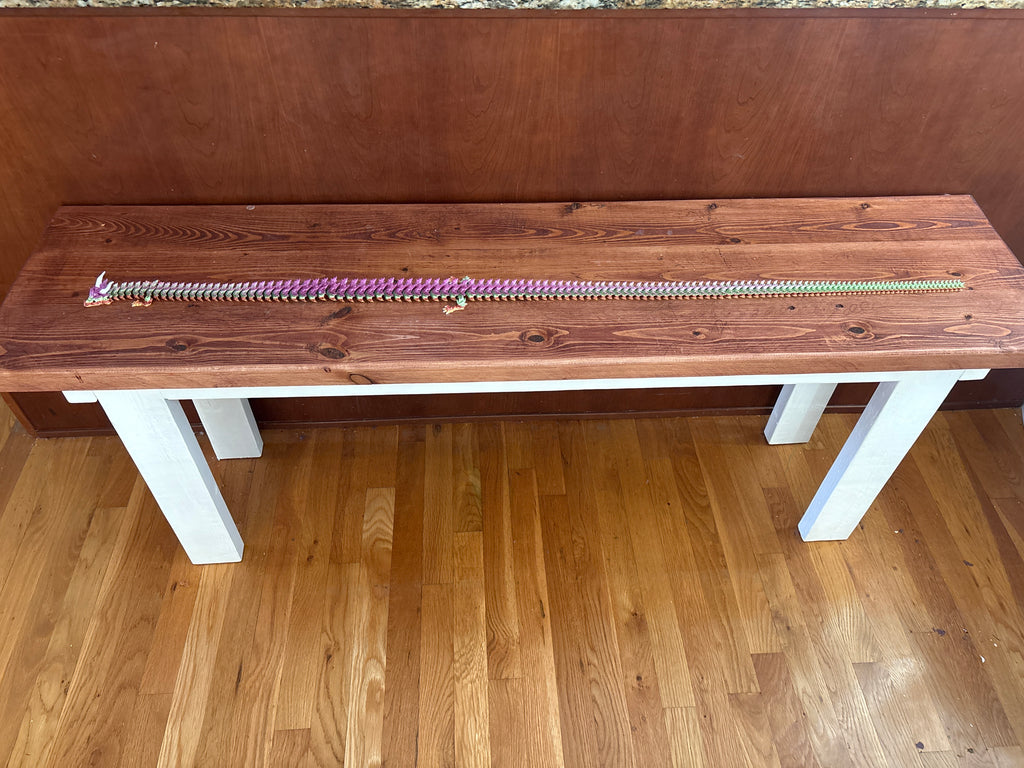 Extra Long Serpent Dragon!      50-Inch Articulated Rainbow Dragon – 3D Printed Fantasy Decor & Fidget Toy