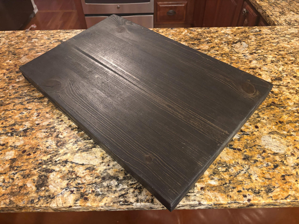 Wooden Serving Tray with Handles: FREE Custom engraving! Size is 14”x24”