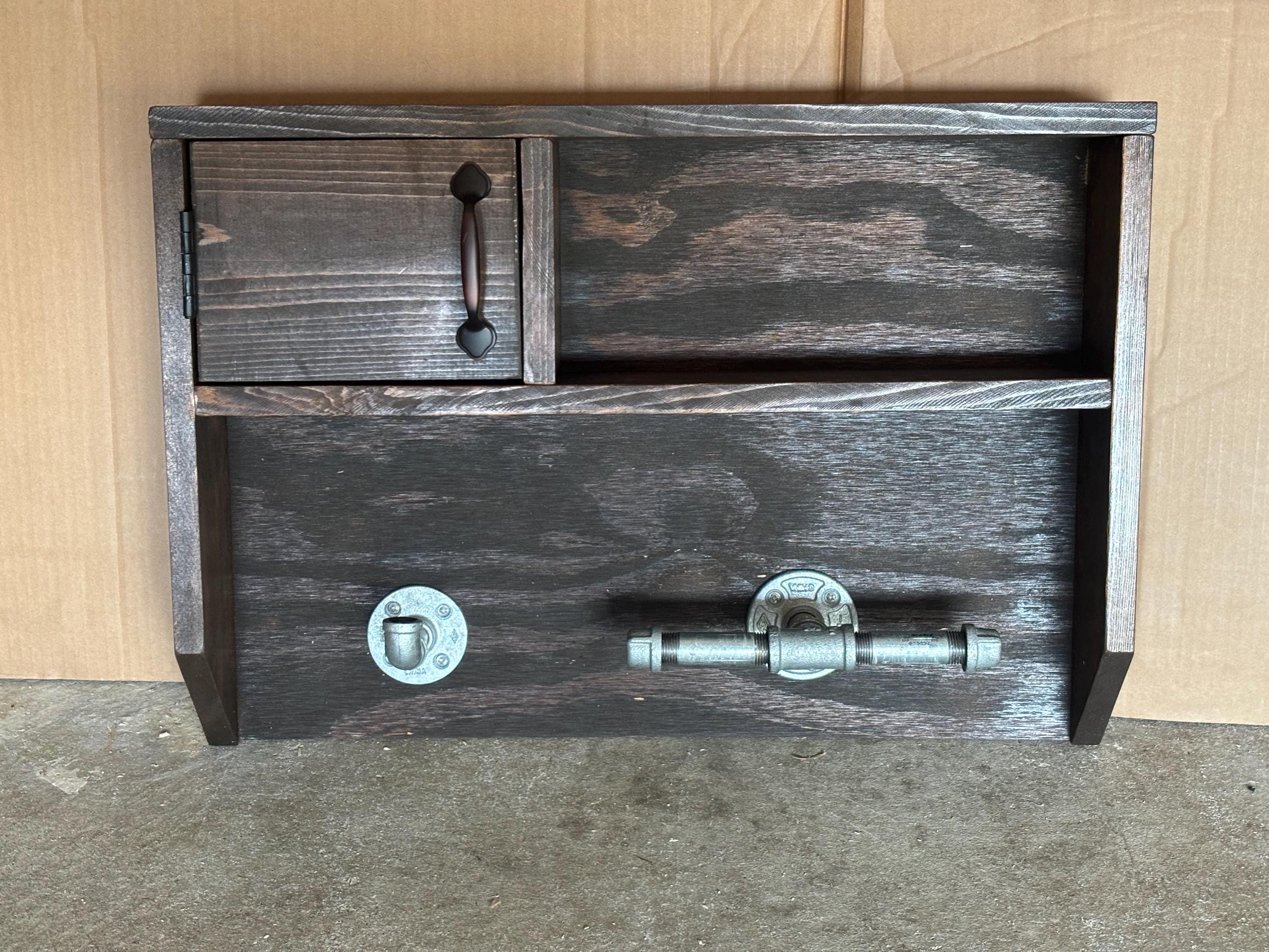 Personalized Police Gear Rack: Engraved Wooden Duty Organizer